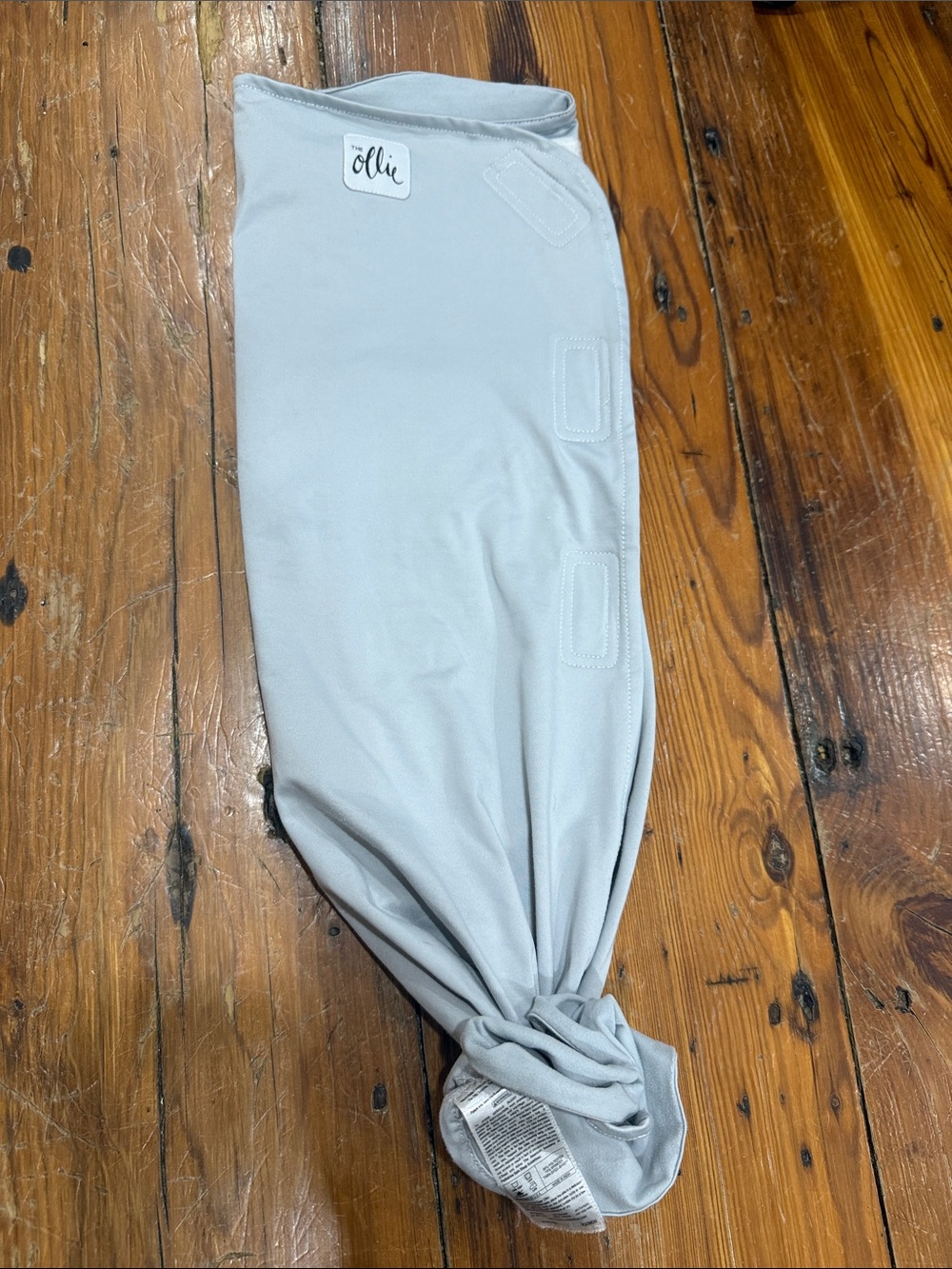 Olli Light Gray Baby Sleep Sack Swaddle - Soft Stretch Knit